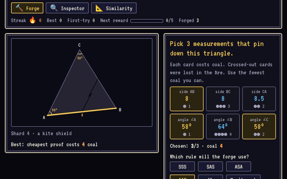 Screenshot of Triangle Forge